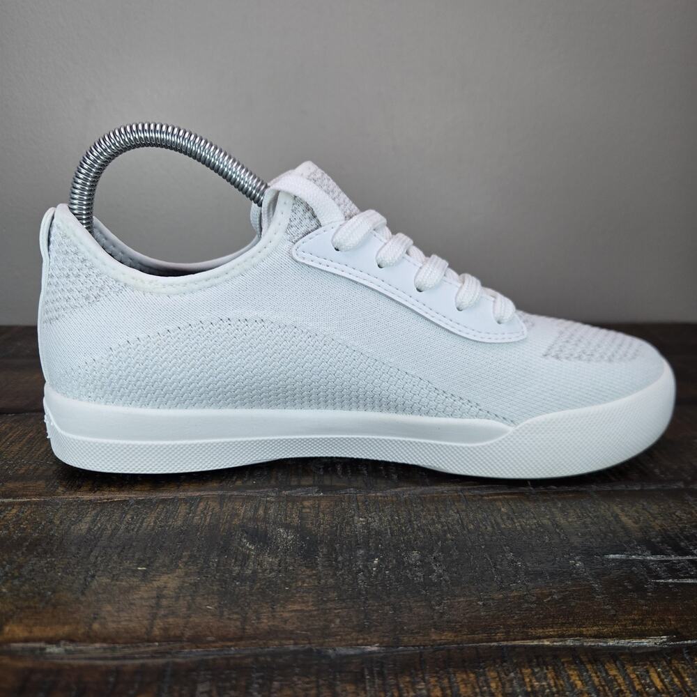 Vessi Women's White Knit Sneakers - Picture 8 of 12
